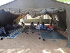 Outdoor workshop in the field
