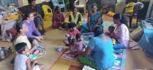 One of our final sessions in Kakkan Colony