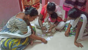 Mothers+baby at a Cradle Program kickoff event