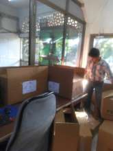 Rescue boxes of different size for different birds