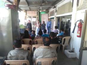 volunteer training on visitor and animal managemen