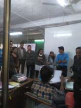 volunteer training on visitors management