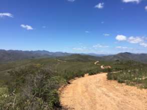 rural road to school