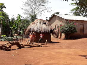 Peasant farmers living in simple houses