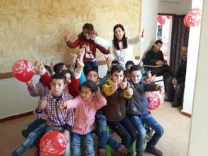 Letters of Love-Syrian Chapter spreading smiles.
