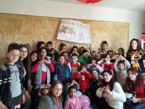 Letters of Love-Syrian Chapter spreading smiles.