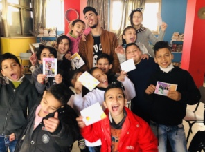 Joy at Balata Youth Group Centre, Palestine.