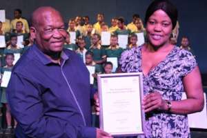 The Late Mr Chris Ndlovu receives 2018 ABRSM Award