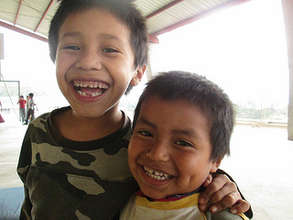 Two students after the activity