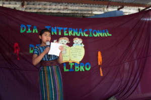 Reading a story for World Book Day