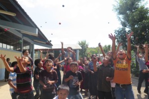 Students having fun at La Cumbre Primary School!