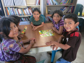 Students at La Cumbre Library