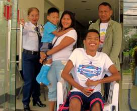 Leaving Hospital in Davao