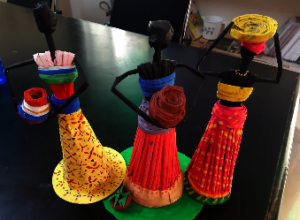 Paper Dolls made by survivors