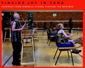 Sibonile School Marimba Players