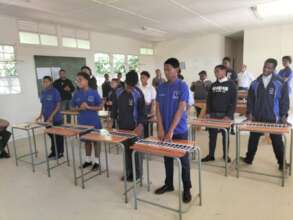 Rietvale Hoerskool Marimba Students