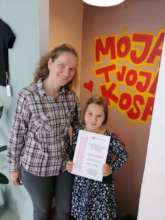 Senada with a hair donor