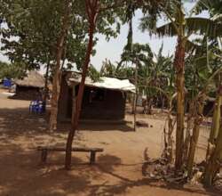 Neatly-treed home of third refugee with sight loss