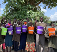 Our first tree seed bank: team at learning centre