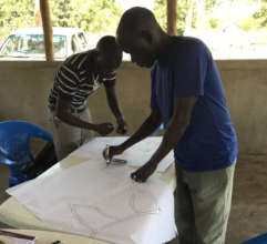 Refugee youth mobilizers map where trees can grow