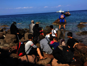A rock rescue to help people dropped by smugglers