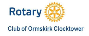 Rotary Club of Ormskirk Clocktower logo