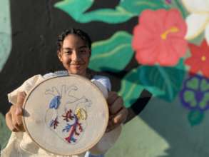 Montserrat a young handicraft entrepreneur