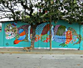 Mural route for economic reactivation