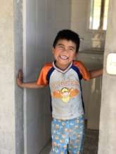 Santi with his big smile.