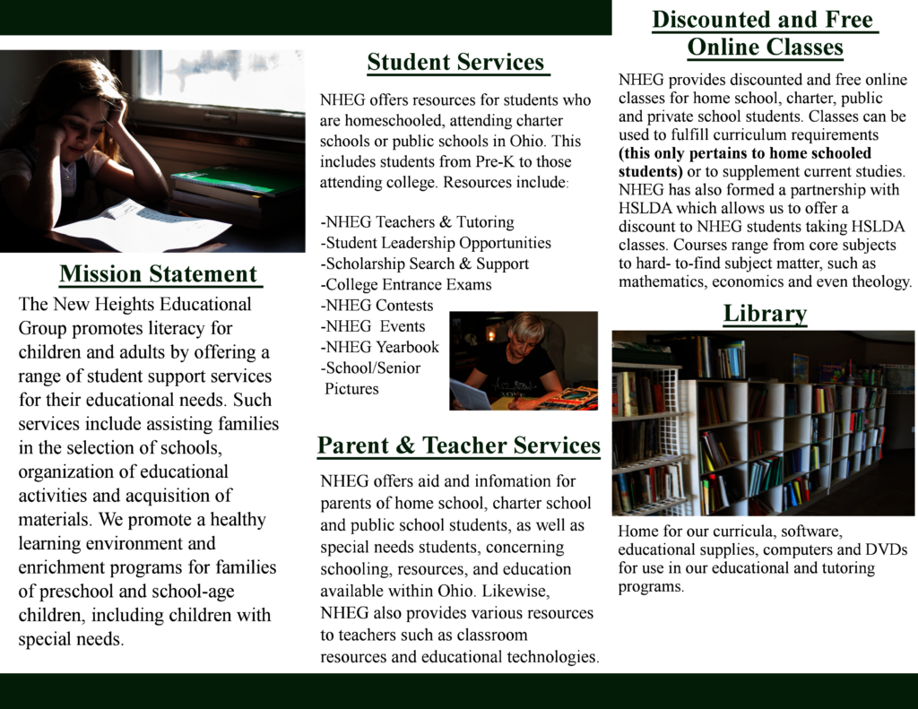 NHEG Resource and Literacy Center