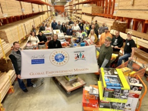 A grantee replacing lost tools for job use