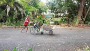 Brilliant Pushing a Wheelbarrow