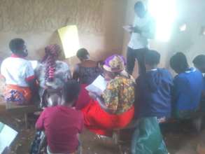 The ladies of Rushaga in class