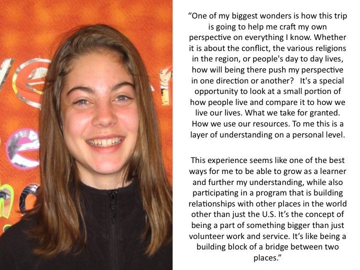 Send Youth to Build Bridges in the Middle East