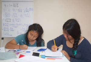 Ana and Krystel in Academic Counseling