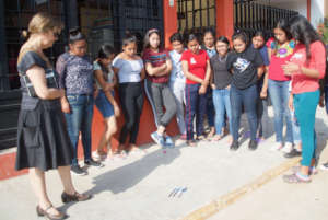 Women scholars in photography class