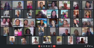 Workshop with moms and dads
