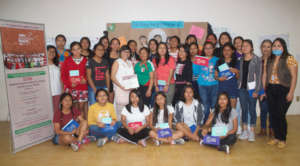 Young women in teen pregnancy prevention course
