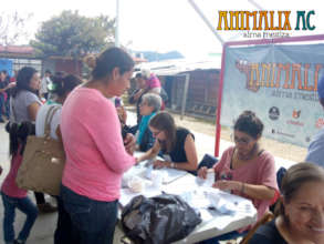 People registering their pets for sterilization