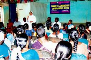 Meeting with unorganised sector