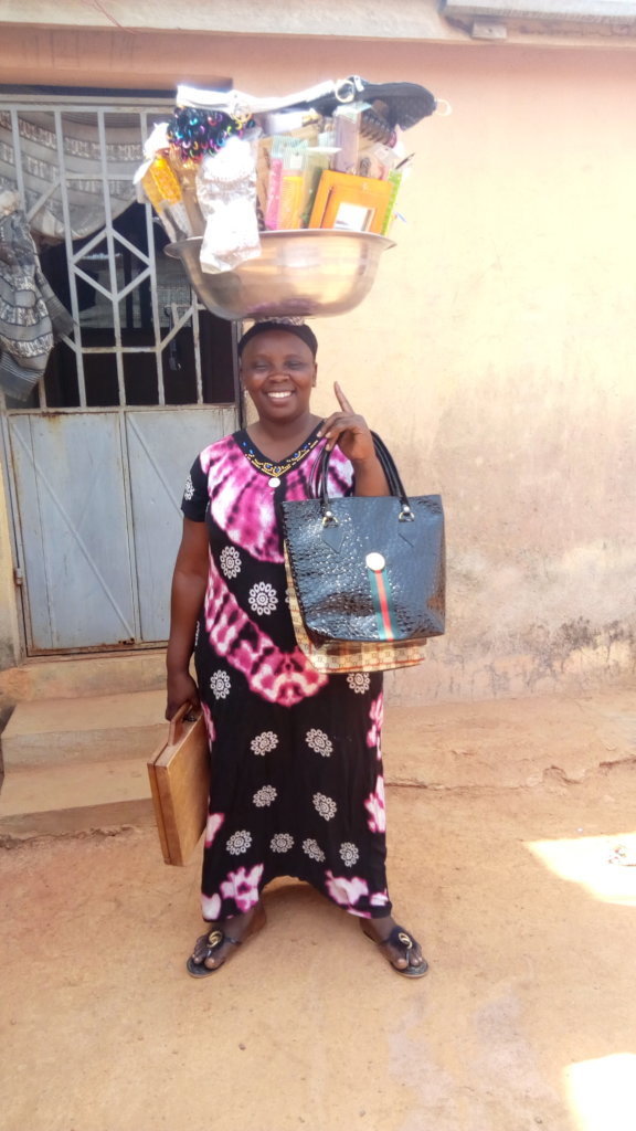 Sherrifatu shows off her wares!