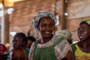 Gifty at a women's empowerment training.
