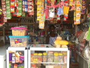 Monica in her shop.