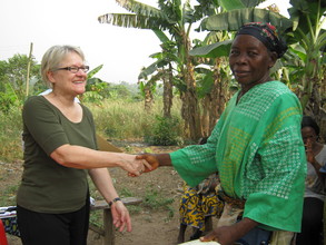 Merry meets with loan recipient