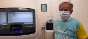 David Fenton with Genuxus machine