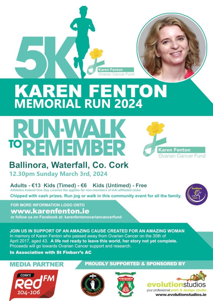 Karen Fenton Memorial Run 2024 Flyer