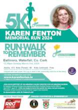 Karen Fenton Memorial Run 2024 Flyer