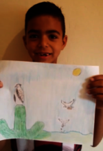 Local child in video for World Environment Day.