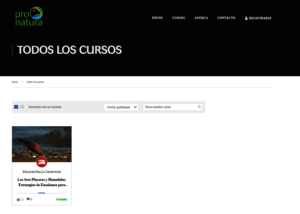 Current available courses.