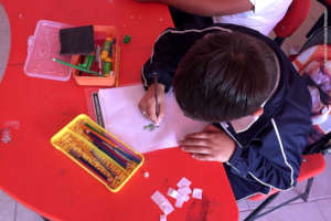 Activity of drawing our environmental services.